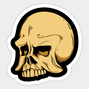 Cool Skull Sticker